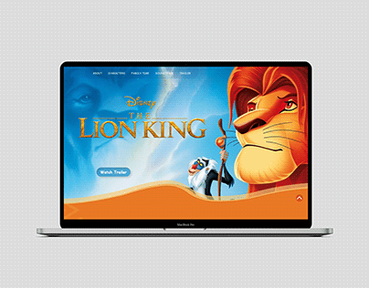 Lion King | One Pager Desktop | Studential Work