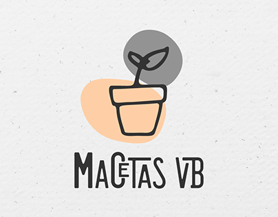 Logotipo Macetas artesanales VB