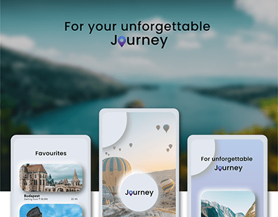 Journey | Travel app UI Design