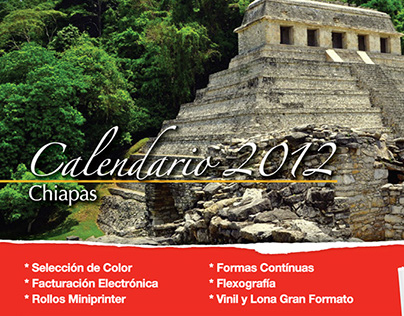 Calendario 2012 Chiapas