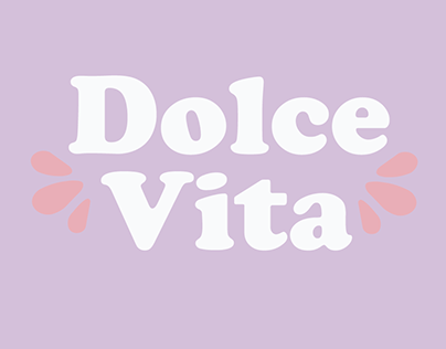 Dolce Vita - Cupcakes branding