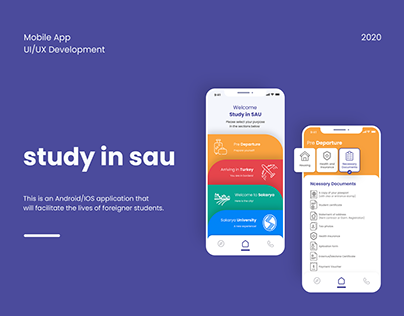 2020 Bitirme Projesi: Mobile App "Study in Sau"