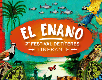 Afiches para el Festival de Títeres "El Enano"