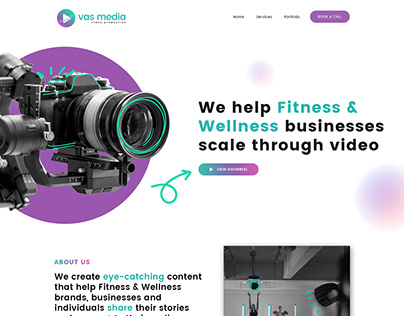 Video Production Web and Logo re-design