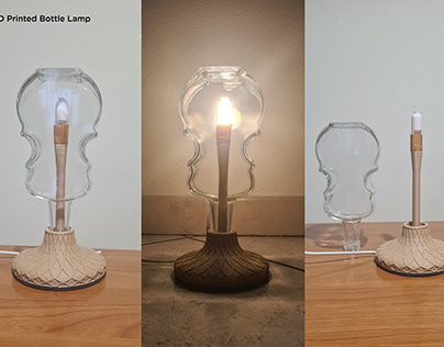 3D Printed Bottle Lamp