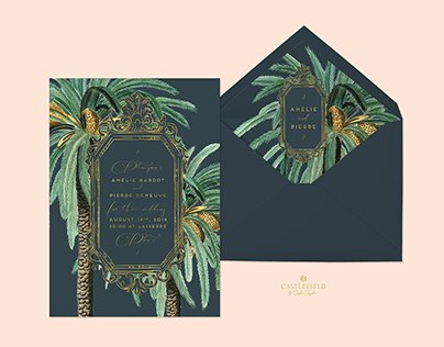 French Chic Frame Invitations