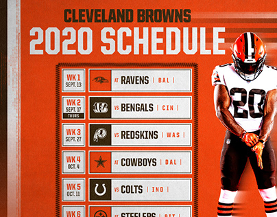 2020 Cleveland Browns Schedule Announcement