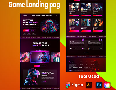 Gameplay Gaming Website Design on Behance