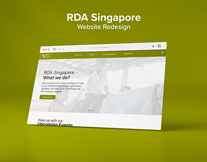 RDA Singapore Website Redesign