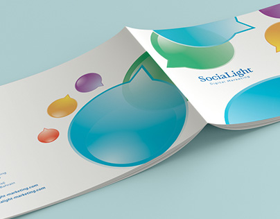 Socialight A4 landscape Brochure Design