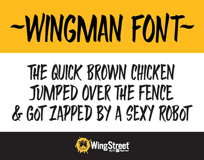 WingStreet's Wingman Font