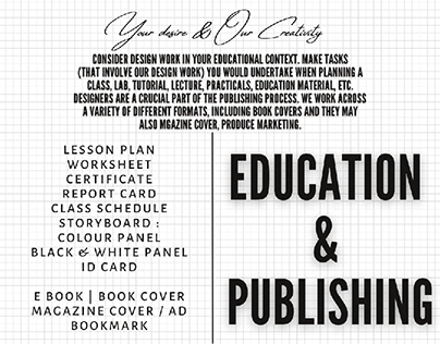Education | Publishing design
