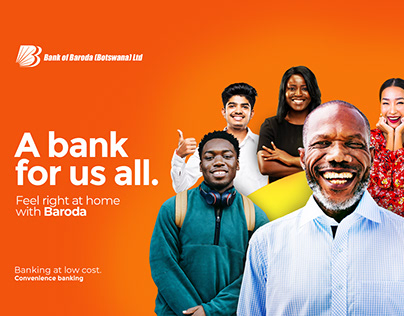 Bank of Baroda Botswana Social Media Designs