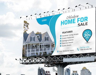 Modern Home sale Banner or poster