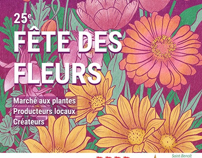 Poster fête des fleurs