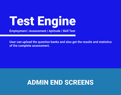 Assessment Tool - UX Design