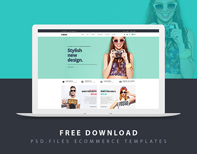 Free Download l MSTORE PSD Ecommerce Templates