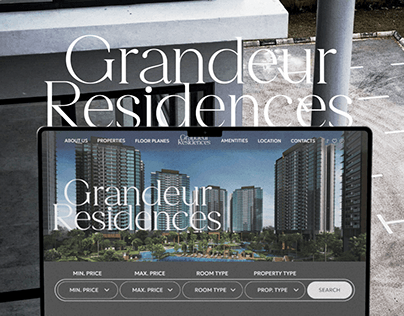 UI/UX Case Study | Grandeur Residences Website