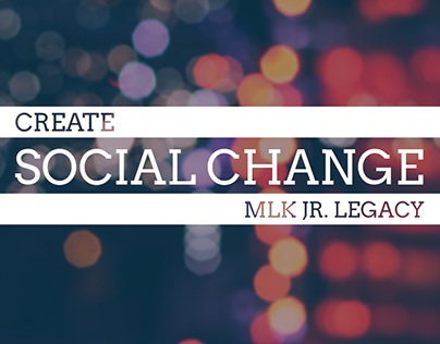 Create Social Change Poster
