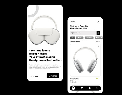 Headset Store App Ui Design