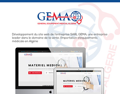 Site Web Catalogue - SARL GEMA
