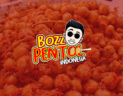 Indonesian culinary pentol logo
