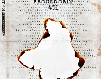 'Fahrenheit 451'  Cover Redesign