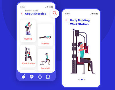 Gym Exercises and Workout App