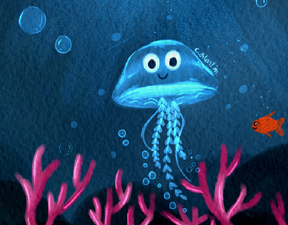 jelly fish illustration