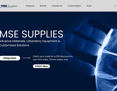 MSE Supplies Landing Page