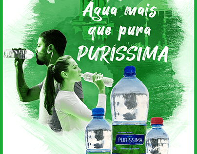 Enxoval Água Puríssima, para campanha publicitária.