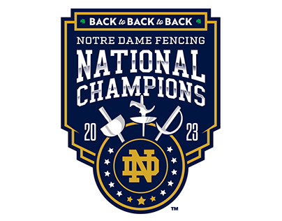 Logo Design - Notre Dame Fencing National Championship