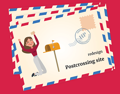 Postcrossing site redesign