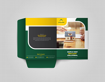 Mortgage Company Presentation Folder Design