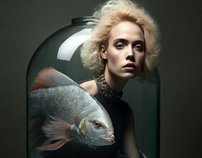 Midjourney Ai | Fish Fashion Ideation Photography