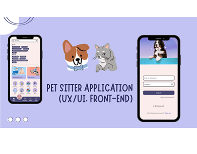 UX/UI & Front-End Pet sitter App