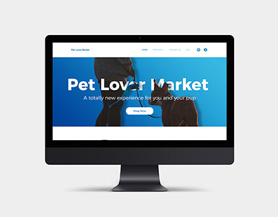 Pet Lover Market - Ecommerce Web Design
