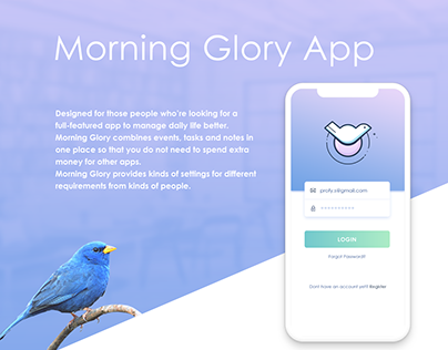 Morning Glory App UI/UX