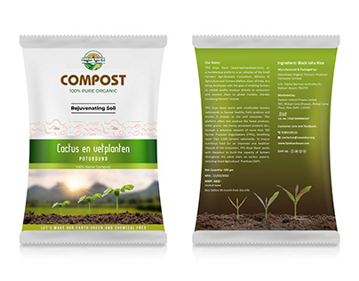Compost packaging label design