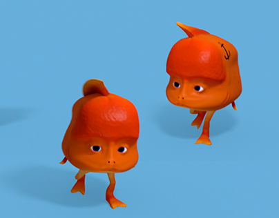 Goldfish 3D Character Animation