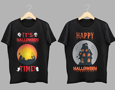 It's Halloween Time_ T-shirt Design