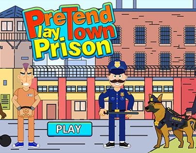 pretend town prison 2d game