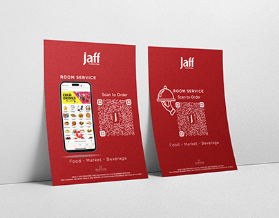 Jaff Hotels Room Service Flyer Design