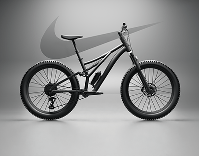Futuristic Fusion: Nike Bicycle 3D Project.