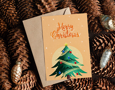Greeting Card, Merry Christmas