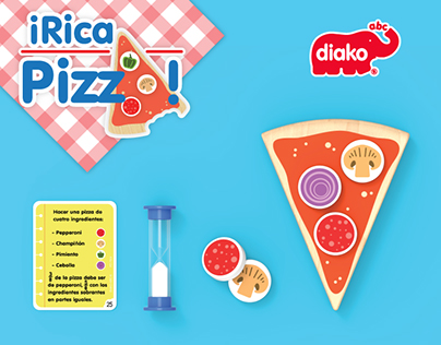 ¡Rica Pizza! - Wooden Pizza Toy to Learn Fractions