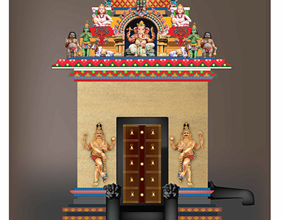 Temple Illustration