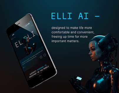 First page design. Ellie AI