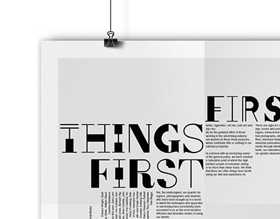 The First Things First Manifesto