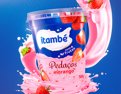 Itambé - Strawberry Yogurt Pieces